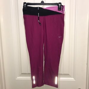 Pink Women’s Nike Running Capris Size Small